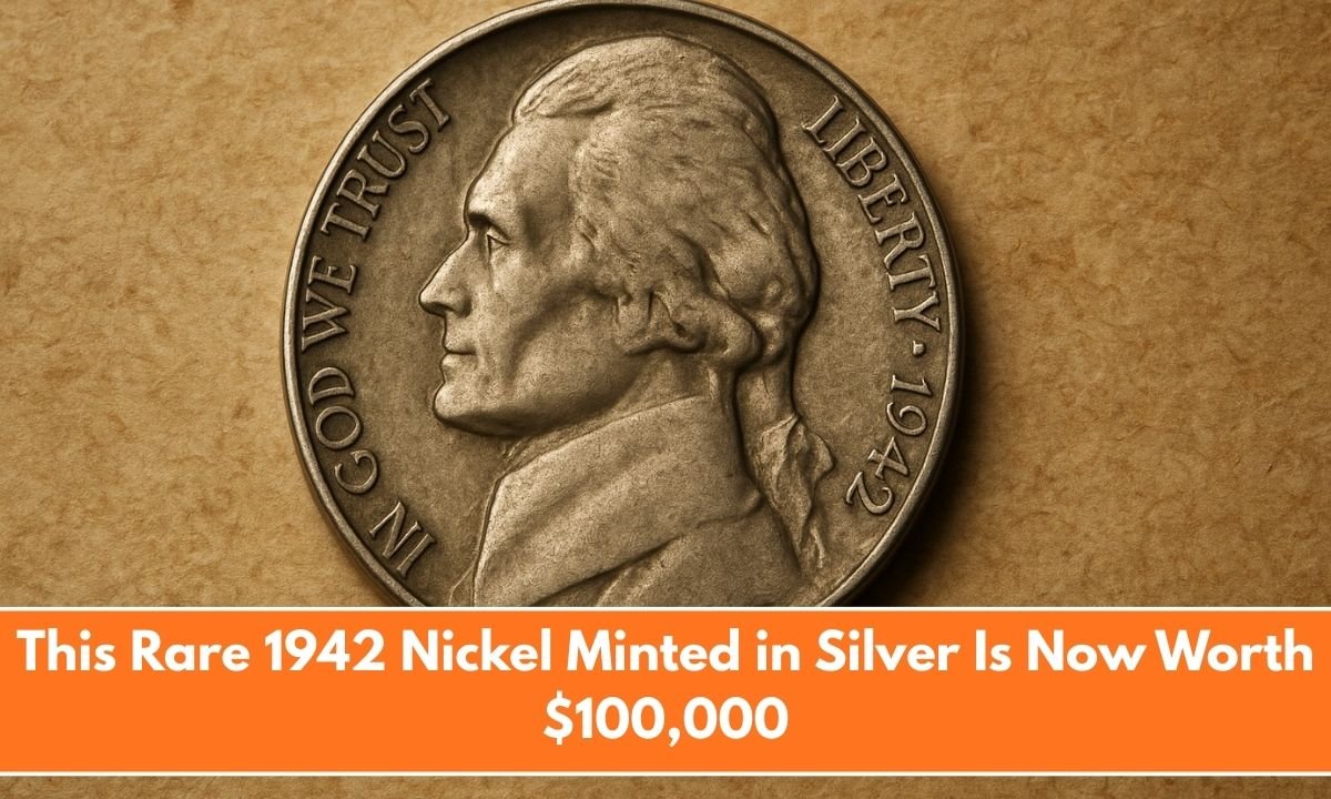 This Rare 1942 Nickel Minted in Silver Is Now Worth $100,000