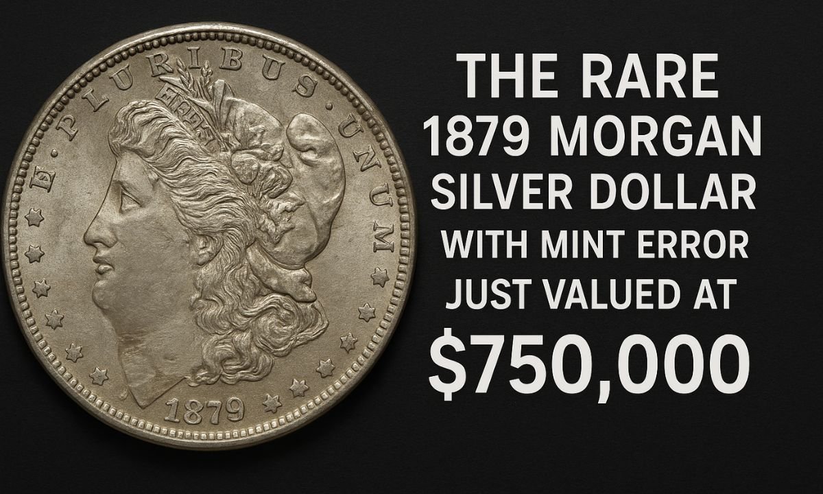 Rare 1879 Morgan Silver Dollar With Mint Error Just Valued at $750,000