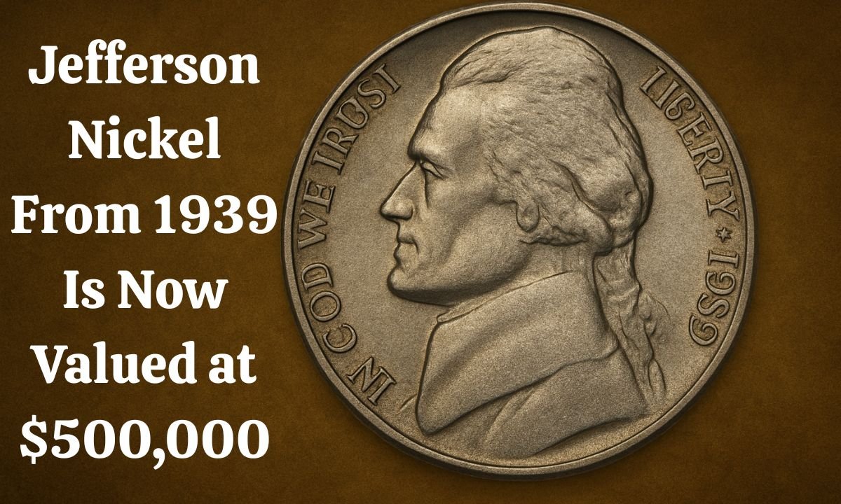 Jefferson Nickel From 1939 Is Now Valued at $500,000