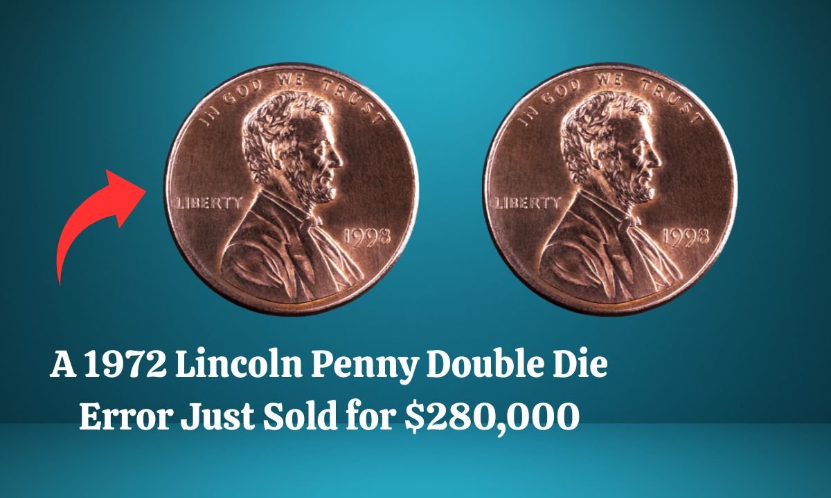 A 1972 Lincoln Penny Double Die Error Just Sold for $280,000